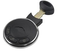 PHONILLICO Car Key Replacement For BMW Mini Cooper S One D Clubman Countryman Flip Keychain with 3 Buttons Blade