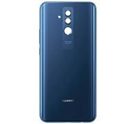 phonmatic Rear Glass Battery Cover for Huawei Mate 20 Lite with Adhesive and Original Back Door Housing Chassis Replacement (Blue)