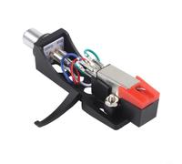Phono Cartridge MM Type for Turntable Upgrade with OFC Soft Wires - Clear Labelled Connections for Easy Install on Belt Drive Players Audiophile Grade 10cm