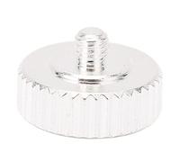 Phono Counterweight for Record Player, Aluminum Alloy Cartridge Weight with Gold Plating, Compatible with SL-1200 Models, Enhanced Stability (+4g Silver)