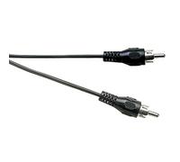 Phono Plug to Phono Plug, Black
