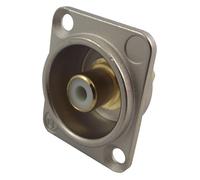 PHONO SOCKET- D/SHELL/WHITE NF2D-9 (NEUTRIK) Qty X 1