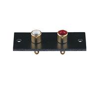 Phono Socket Panel, Red/white