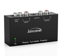 Phono Turntable Preamp, Phono Preamp for Turntable, Record Play, Mini Electronic Audio Stereo Phonograph Preamplifier with RCA Input, RCA/TRS Output, Phono Preamp with 12 Volt DC Adapter