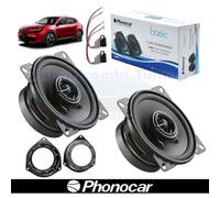 Phonocar 66020 Coaxial Speaker Set 100mm 60W For ALFA ROMEO JUNIOR 2-Way