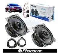 Phonocar 66020 Coaxial Speakers 4 Inch 2-Way 60W for FIAT BRAVO II (Rear) Black