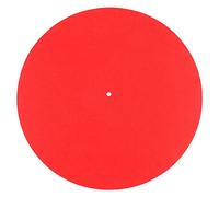 Phonograph Wool Pad - Delicate Round Sound with Anti - Vibration Grooves, Compatible Turntable Mat for All Standard Platters, Soft Durable Material for Optimal Playback