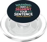 Phonological Phonemic Educator Segment Sentence PopSockets PopGrip for MagSafe