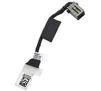 PHONSUN Replacement DC Power Jack Cable for DELL Odin 16UN Inspiron 16 5620 5625 CN-0NF2CX NF2CX 450.0Q901.0011 - 3 Inch Black Male-to-Female DC Power Connector - Laptop Charging Part