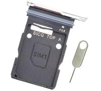 PHONSUN Replacement Sim Card Tray for Samsung Galaxy S25 Edge SM-S937U S937U1 - USA Version with Stainless Steel Eject Pin (Titanium Silver)