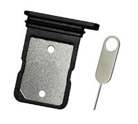 PHONSUN Replacement Single SIM Card Tray Holder for Google Pixel 5 5G GD1YQ GTT9Q (Just Black)