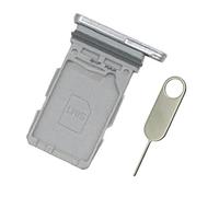 PHONSUN Single SIM Card Tray Replacement for Samsung Galaxy S21 5G G991U / S21 Plus 5G G996U / S21 Ultra 5G G998U (Phantom Silver)