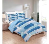 phonxia Duvet Super King Size 7.5 Tog - Abstract Coverless Duvet Reversible Modern Comforter Lightweight - Abstract Duvet Quilt 260x220 with 2 Pillowcases HH61