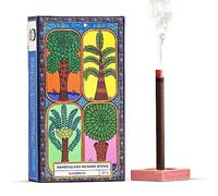 PHOOL LUXURY INCENSE Sambrani Dhoop Sticks, Bambooless, Long Lasting Fragrance for Pooja and Havan, 60+ Mins Burn Time, Dhoop Holder Included, Surprise Gift Inside
