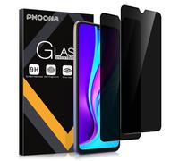 Phoona Privacy Screen Protector for Xiaomi Redmi 9A/9AT/9C/10A, [Pack of 2] Anti Spy Screen Protector, Privacy Screen Protector 9H Hardness Tempered Glass Bubble-Free Privacy Film
