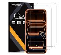 Phoona Tempered Glass for iPhone 17 Pro Max, 2 Pieces Screen Protector, 9H Hardness HD Transparent, Anti Scratch, Bubble Free, Ultra Resistant Glass Screen Protector