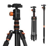 PHOPIK 77 Inches Tripod, Lightweight Aluminum Camera Tripod for DSLR, Photography Tripod with 360 Degree Ball Head 1/4" Aluminum Quick Release Plate Professional Tripod Load up to 17.6 Pounds