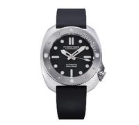 PHORCYDES PH-1 Mechanical 500M Diver Watches NH35A Automatic Stainless Steel case Luminous, Black&Blue lume