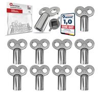 Phorin® 10 x Heater Bleed Keys - Universal for All Radiators - 5 mm Robust and Stable Bleeder