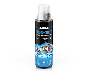 Phosphate Remover for Aquariums - ARKA Phos-Out 4 236 ml - liquid PO4 remover for freshwater & marine tanks - rapid action, lanthanum-free - prevents algae & stabilises water quality