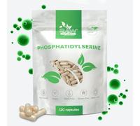 Phosphatidylserine 100mg, 120 Caps - Memory & Cognitive Support - Pure Ingredients, GMO & Gluten Free - GMP Certified Brain Health Supplement by Raw Powders