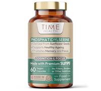 Phosphatidylserine - 160mg per Capsule - Naturally Derived from Sunflower Seeds - Premium Brand SunPS® - Soy Free - Vegan - Zero Additives - Pullulan (60 Capsules)