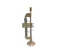 Phosphor Copper Trumpet Bb B Flat Brass Gold-painted Durable Musical Instrument With Mouthpiece Gloves Strap Case