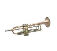 Phosphor Copper Trumpet Bb B Flat Brass Gold-painted Durable Musical Instrument With Mouthpiece Gloves Strap Case