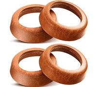 Photect 4-Piece Piston Cuff for Swing Pump, Garden Pump, Hand Pump - Type 75 Leather Cuff Handle - Spare Parts - Brown