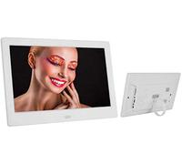 Photo 10.1 Inch High-Definition Intelligent Electronic Digital Photo Frame WIFI Network Version, 1024 * 600 HD Resolution IPS New Screen, Motion Sensor, Music/Video Player,White