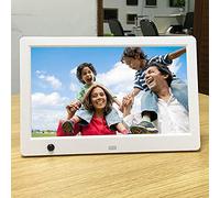 Photo 10 Inch Digital Photo Frame Led Display Multi-Function Electronic Photo Album Digital Photo Frame, Motion Sensor, Multi-Function And Multi-Language Digital Photo Frame,White