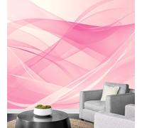 Photo 3D Wallpaper Abstract Pink 300x240cm,Modern Cute Silk Cloth Wall Art for Bedroom Living Room