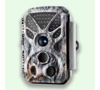 Photo 64MP Vidéo Full HD 4K 2160P Caméras de Chasse avec Audio et Détecteur de mouvement Vision nocturne Distance max. Distance jusqu'à 100ft, vitesse de déclenchement 0.1s, IP66 Étanche | T326 Cendre