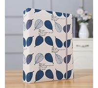 Photo Album 4x6 200 Photos Linen Cover Picture Photo Book for Family Wedding Anniversary Baby Vacation (200 Photos (4x6), Blue Leaves)