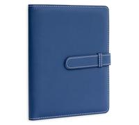 Photo Album 4x6 Photos - 68 Pockets Small Mini Capacity Premium Vegan Leather Cover Photo Case, Portable Wallet Photo Book for Boys Girls Birthday Wedding (Dark Blue)