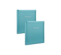 Photo Album 5x7'' Slip in Memo Book bound for 120 Photos (Pack of 2) Arpan Light Blue One Size