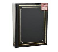 Arpan 6x4 Plain Photo Album with 200 Pockets (Black)