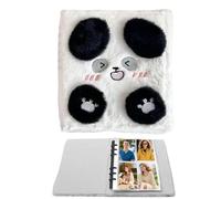 Photo Album Book, Plush Card Binder with Animal Design - School Photo Album | For Men Women Boys Girls Young Teens Wife Husband Son Fi