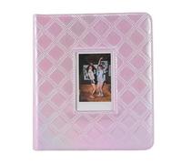 Photo Album, Card Ticket Album, 36 Pages 288 and 1 Pockets Design, PU Leather Cover, PVC Water Proof Lining, 3in Picture Album for Cards Tickets (Colorful Light violet)