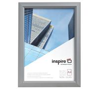 Photo Album Co Certificate/Photo Snap Frame A4 Aluminium Frame Plastic Front Silver - PAPFA4B