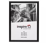 Photo Album Co Poster/Photo Frame A3 Wood Frame Plastic Front Black - PAWFA3B-BLK