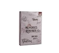 Photo Album for 300 Photos 6x4 Inch / 10x15cm with Memo Space Beside Each Photograph and Slip-in Pages (Memories)