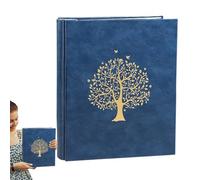Photo Album - Picture Album | 7 Inch Picture Book For Photos | Wear Resistant, Evergreen-Themed Design 400 Sheets Modern Memory Book For Wedding Family School Bookshelf Bedroom Living Room
