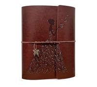 Photo Album Scrapbook 60 Pages Premium Black Paper Memory Book Vintage DIY Leather Cover Photo Book for Kids Graduation Wedding Anniversary Family Travel Birthday Christmas Gifts (Butterfly Girl)