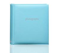 Photo Album Slip In Case Book-bound Memo Album for 200 Photos 6'' x 4''/ 10x15 cm By Arpan (Blue)