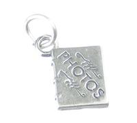 Photo Album sterling silver charm .925 x 1 Memories Photos Albums charms