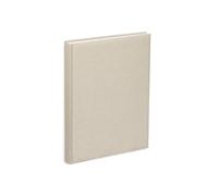 Photo Album with Pockets 21 x 28 cm Holds 200 Photos 13 x 18 cm, Cover in Ecru Linen Fabric