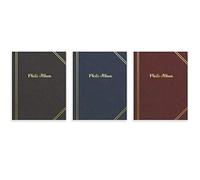 Photo Albums Tallon 100 Pockets 6x4 Photos, Hard Cover Slip In Wedding Family Birthday Anniversary Black Red Blue Random Color