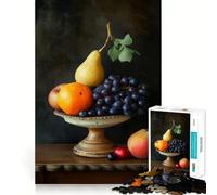 Photo Art Fruits I 1000 Pieces Jigsaw Puzzles for Teenagers Solid Logic Toy Peaceful Fun Precision Cut Amazing Present (50x75cm)