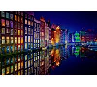 Photo Art Wall Mural-LIGHT LIVING -(6154)-NON WOVEN-Wallpaper-Canal River In XXL